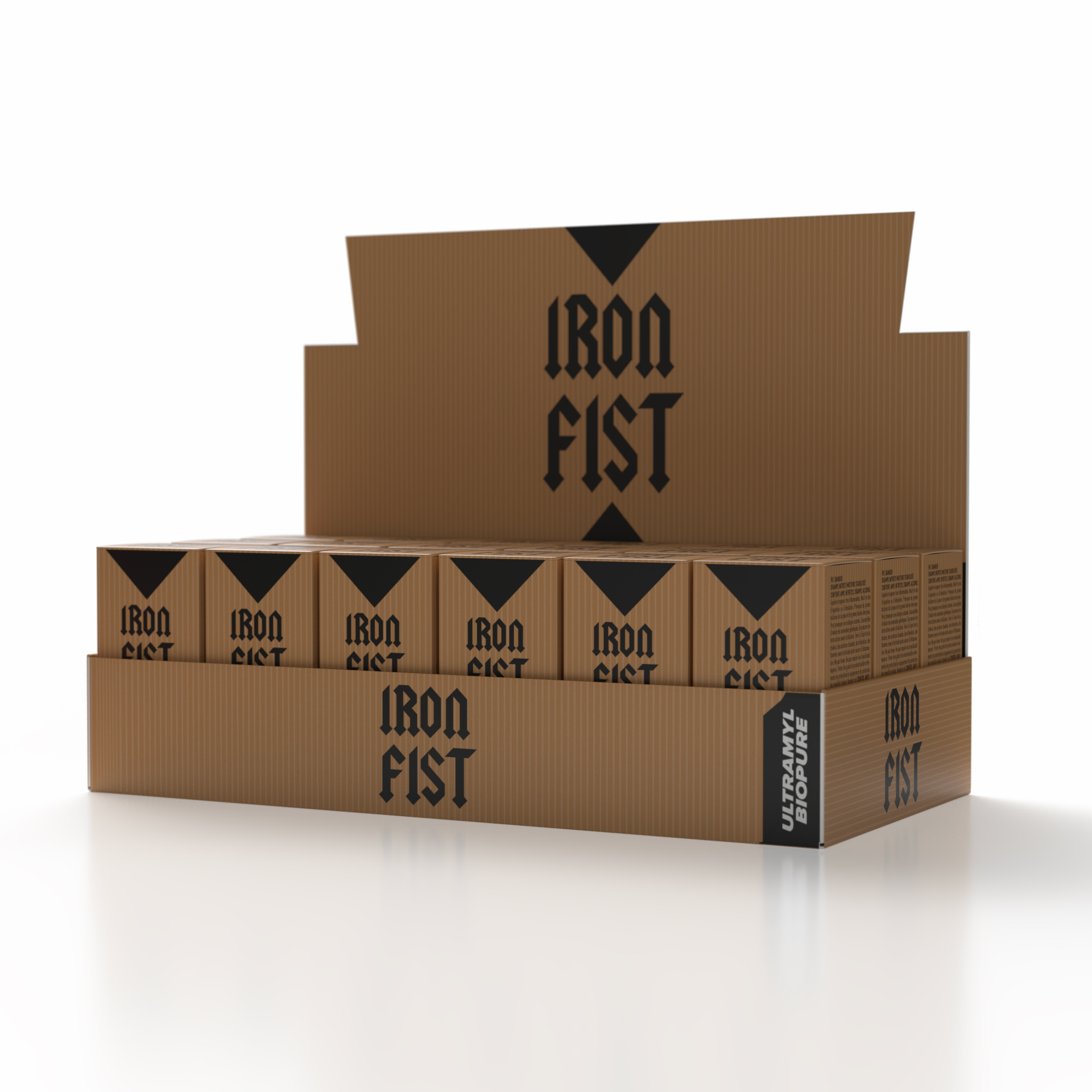 Iron Fist Raw counter display tray — 18 units