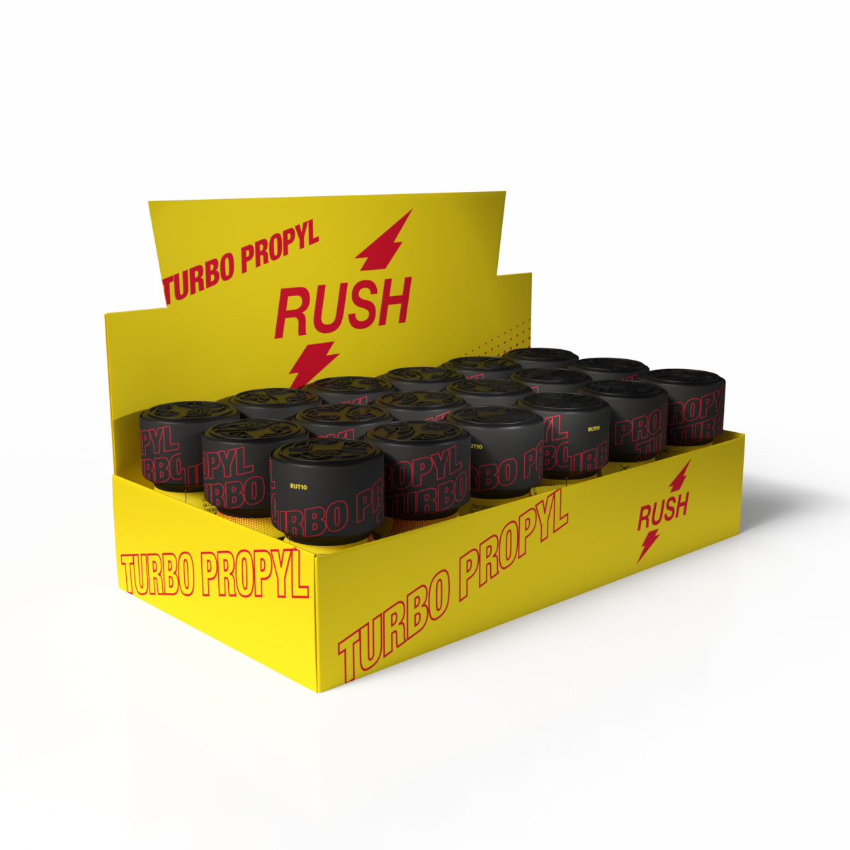 Rush Turbo counter display tray — 18 units